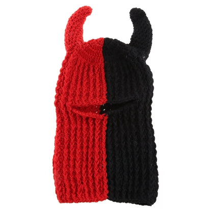 Misfitt Mask Balaclava Horn Knitted